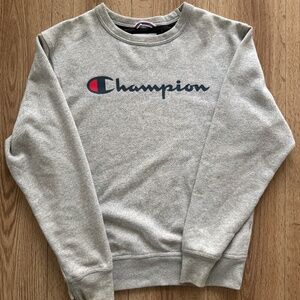 Champion Men's Grey Sweatshirt